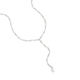 Necklace with hanging Rhinestone