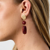 Stainless Steel Dangle Earrings Beads Retro Daily Classic Series Women's jewelry