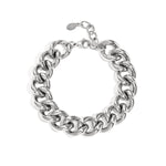 Statement link bracelet