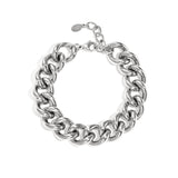 Statement link bracelet