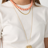 Statement heart necklace