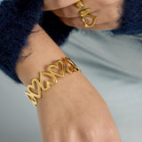 Stainless Steel Cuff Bracelets Heart Casual Daily Simple Series Women's jewelry