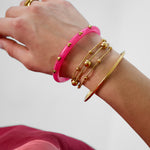 Bracelet with chains and polka dots