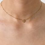 Necklace with beads and shooting star