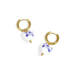 Ceramics Drop Earrings Flower Casual Daily Simple Series Women's jewelry
