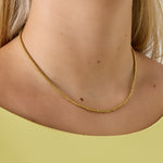 Solid bead necklace-2.5mm