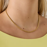 Solid bead necklace-2.5mm