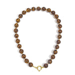 Acrylic Beaded Necklaces Leopard Print Retro Daily Classic Series Women's jewelry-14mm