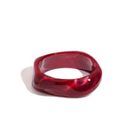 Acrylic Bangles Solid Color Casual Daily Simple Series Women's jewelry