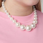 Honey pearl necklace -20mm