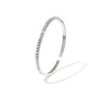 Bangle with row of stones