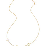 Necklace clovers  Gold Color Stainless Steel
