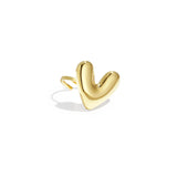 Statement ring funky heart
