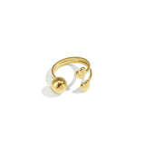 Stainless Steel Minimalist Rings Heart Casual Daily Simple Series Women's jewelry