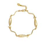 Stainless Steel Chain Bracelets Fish Simple Daily Simple Series Women's jewelry