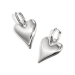 Stainless Steel Drop Earrings Heart Casual Daily Simple Series Women's jewelry