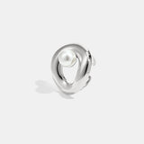 Stainless Steel Statement Rings circle Casual Daily Simple Series Women's jewelry
