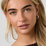Stainless Steel Hoop Earrings circle Casual Daily Simple Series Women's jewelry