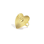 Stainless Steel Statement Rings Heart Casual Daily Simple Series Women's jewelry