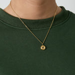 Necklace with donut charm