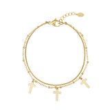 Charm Bracelets Cross Casual Daily Simple Series Women's jewelry