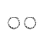 Stainless Steel Hoop Earrings Circle Simple Daily Simple Series Women's jewelry