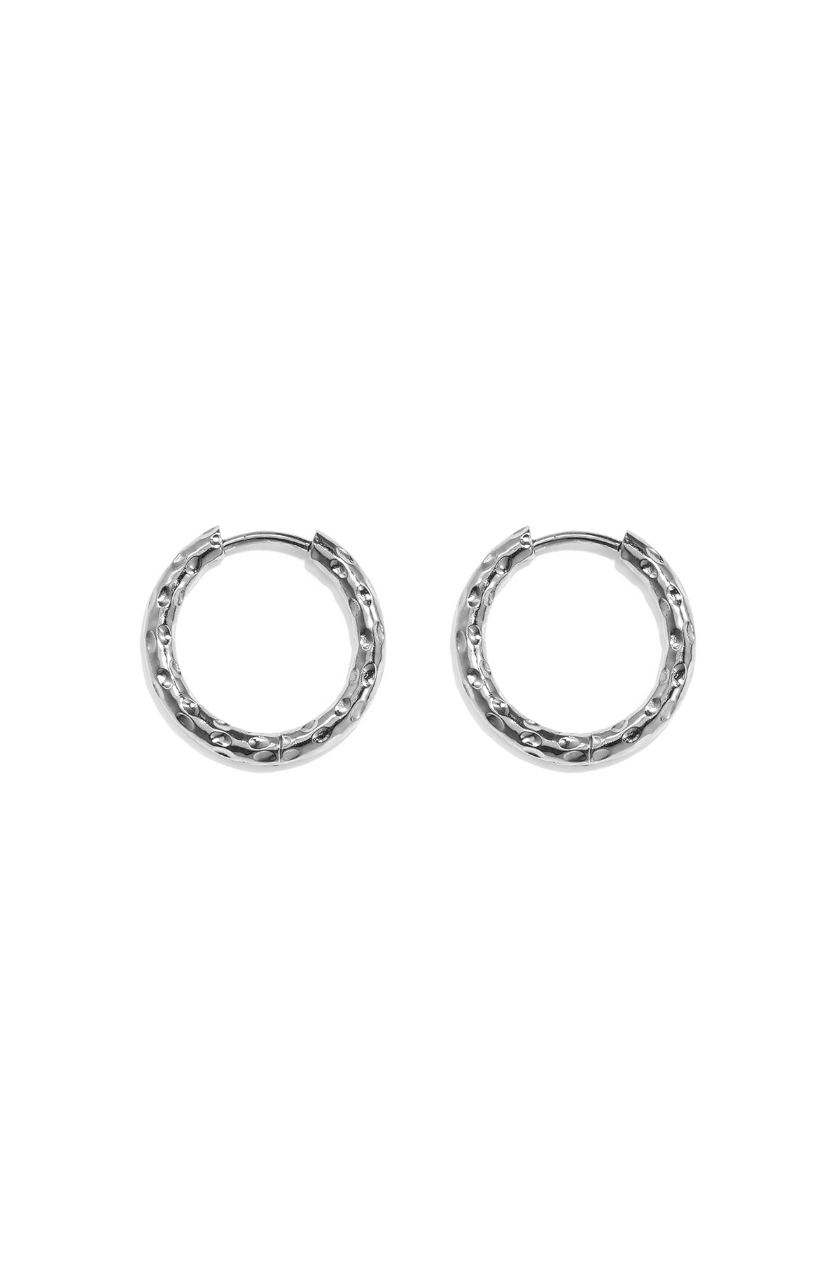 Stainless Steel Hoop Earrings Circle Simple Daily Simple Series Women's jewelry