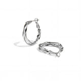 Organic double hoop earrings