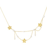 Double trouble flower Necklace