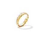 Ring with floral print