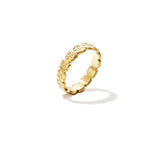 Ring with floral print