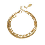 Double-layered bracelet Stainless Steel