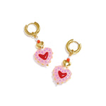Stainless Steel Beads Earrings Heart Cute Daily Simple Series Women's jewelry