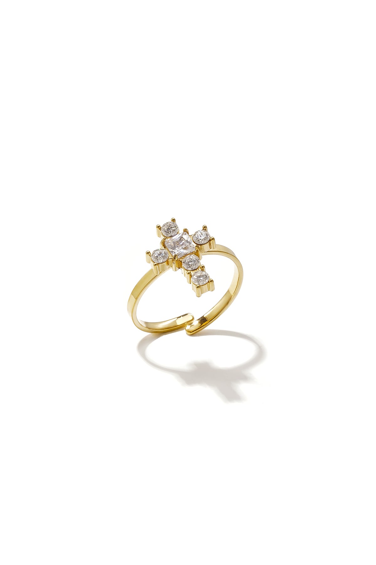 Stainless Steel Minimalist Rings Cross Simple Daily Simple Series Women's jewelry