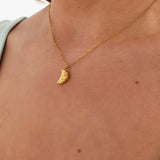 Croissant necklace