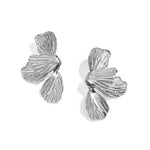 Stainless Steel Drop Earrings Flower Simple Daily Simple Series Women's jewelry