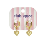 Stainless Steel Drop Earrings Heart Casual Daily Simple Series Women's jewelry
