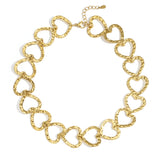 Stainless Steel Chain Necklaces Heart Casual Daily Simple Series Women's jewelry