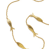 Long necklace with fish