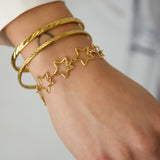 Stainless Steel Chain Bracelets Star Casual Daily Simple Series Women's jewelry