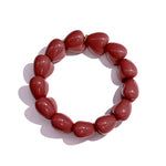13-Bead Small Heart Bracelet
