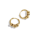 Small hoops with beads