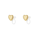 Mini Heart Clip Earrings