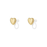 Mini Heart Clip Earrings