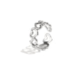Stainless Steel Minimalist Rings Heart Casual Daily Simple Series Women's jewelry