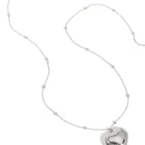 Stainless Steel Long Necklaces Heart Casual Daily Simple Series Women's jewelry