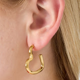 open heart earrings
