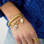 Chunky striped bangle