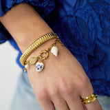 Chunky striped bangle