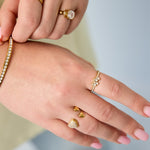 Stainless Steel Minimalist Rings Geometric Shape Simple Daily Simple Series Women's jewelry